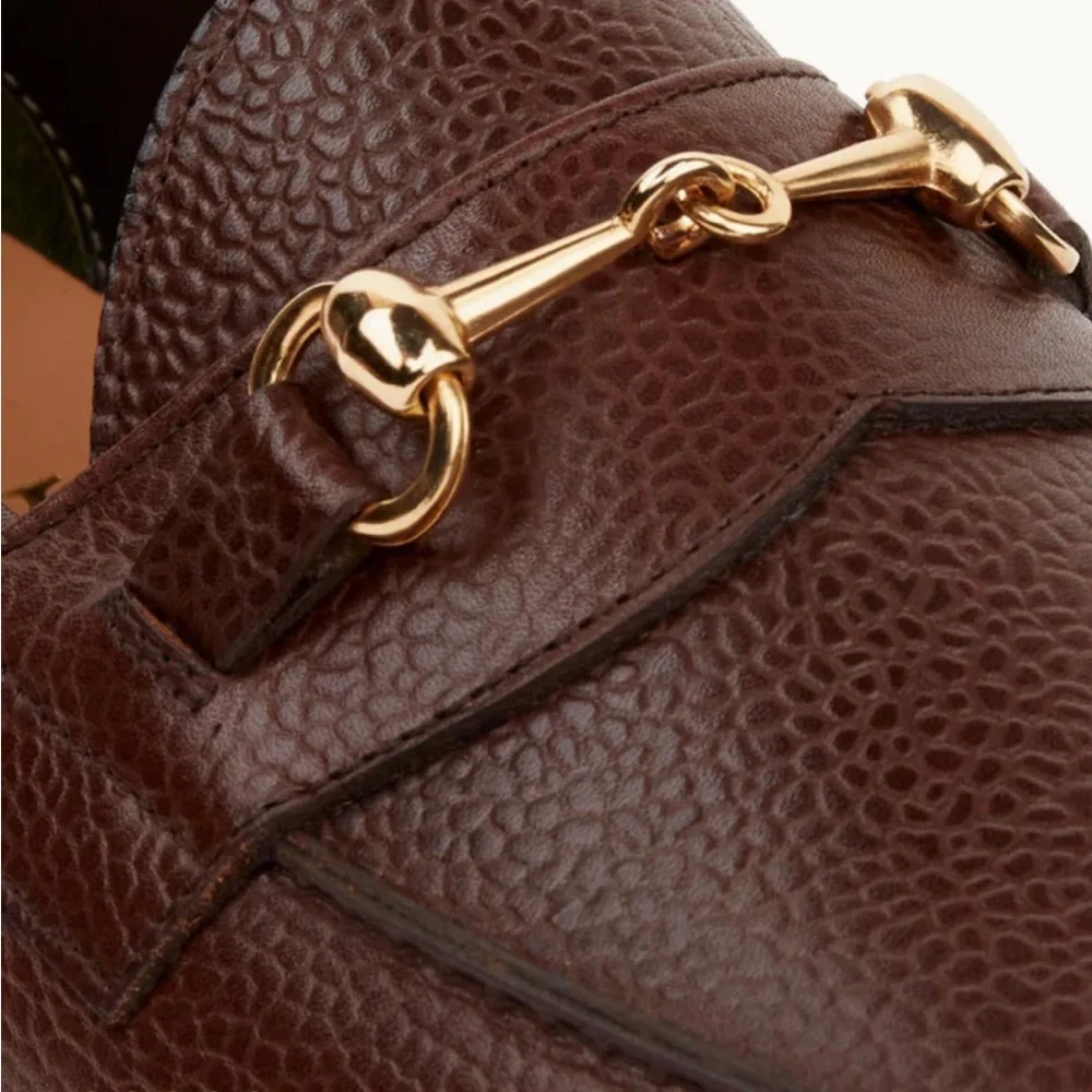 Blackstock & Weber The Mason Horse Bit Loafer, Chocolate - Picture 15 of 16